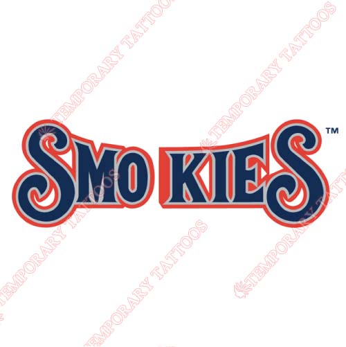 Tennessee Smokies Customize Temporary Tattoos Stickers NO.7751